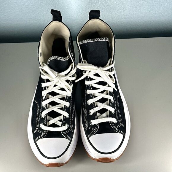 Converse Run Star Hike Men's Size 10 Black High Top Sneakers Shoes 166800C - Picture 3 of 16